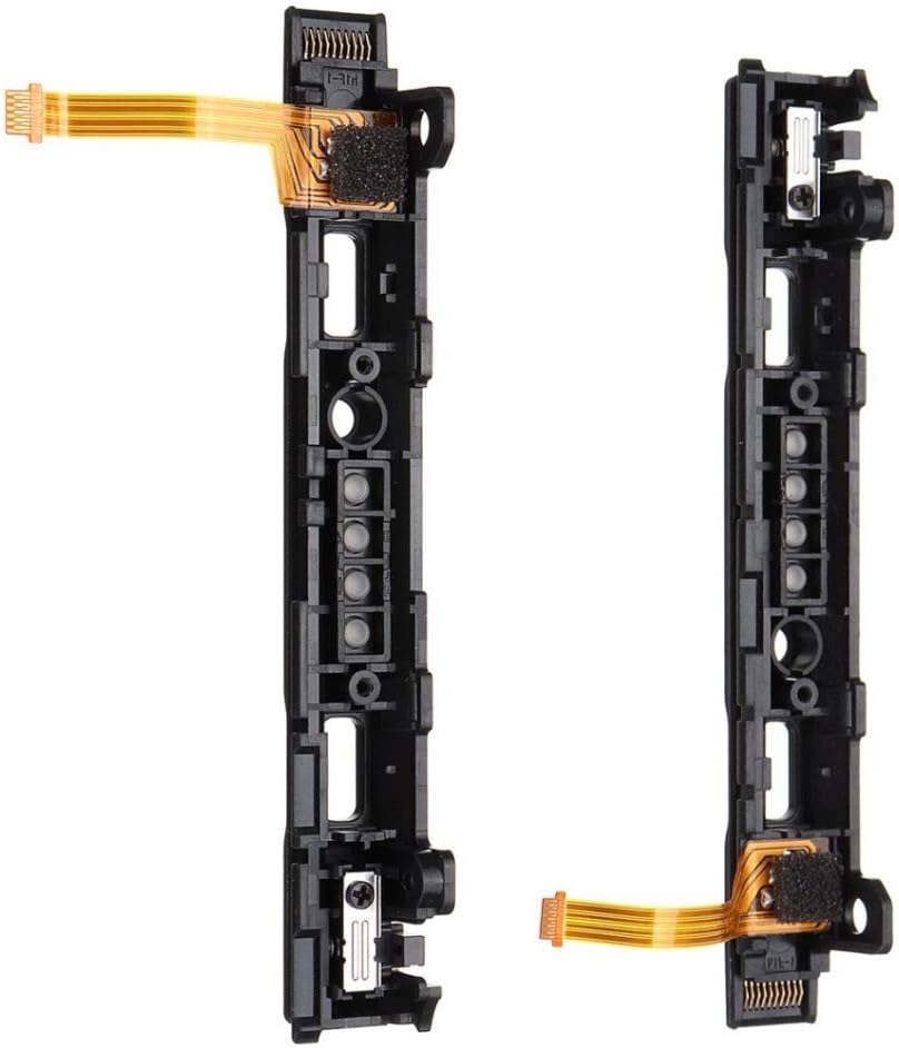 Left Right Slide Rail Replacement Slider Rail with Sensor Flex Cable for Nintendo Switch Joy Con Controller L R Switch Middle Button Holder - Image 2