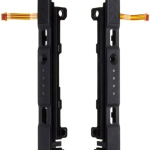 Left Right Slide Rail Replacement Slider Rail with Sensor Flex Cable for Nintendo Switch Joy Con Controller L R Switch Middle Button Holder