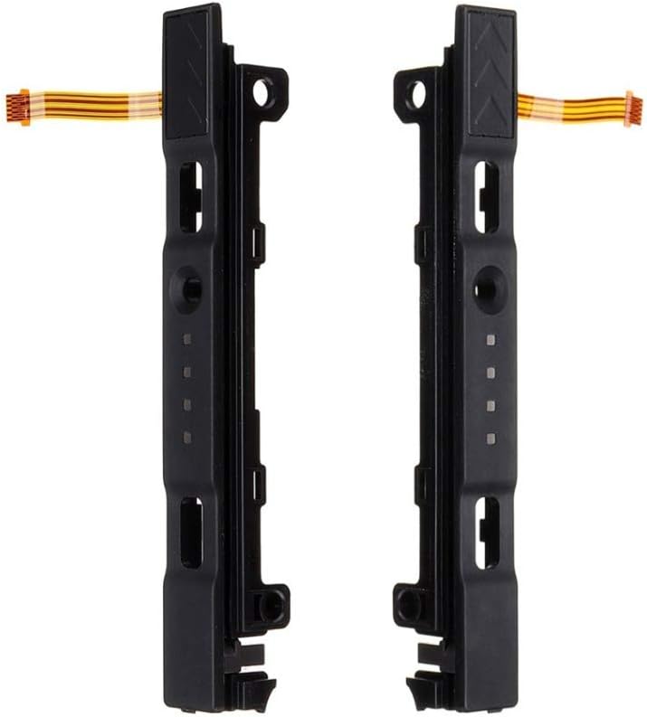 Left Right Slide Rail Replacement Slider Rail with Sensor Flex Cable for Nintendo Switch Joy Con Controller L R Switch Middle Button Holder