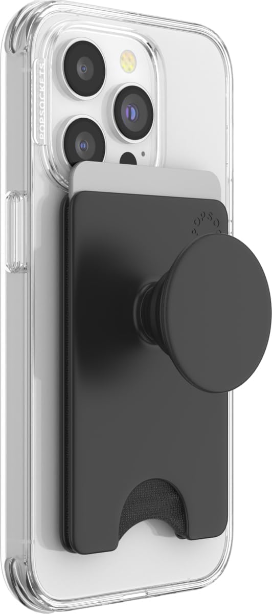 You are currently viewing PopSockets Phone Wallet with Expanding Kickstand, Phone Card Holder – Black