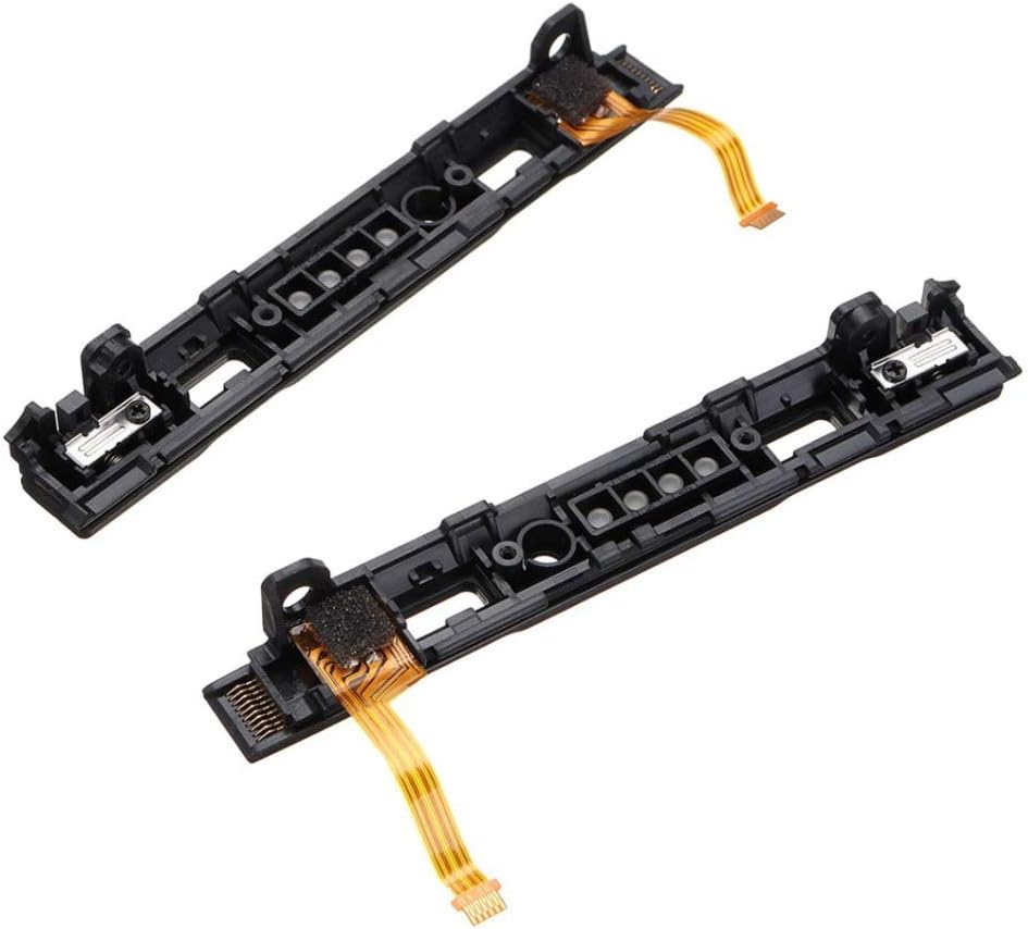 Left Right Slide Rail Replacement Slider Rail with Sensor Flex Cable for Nintendo Switch Joy Con Controller L R Switch Middle Button Holder - Image 3