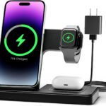Read more about the article Wireless Charger iPhone Charging Station: 3 in 1 Charger Stand Multiple Devices for Apple – iPhone 16e 16 15 14 Pro Max 13 12 11 – Watch 10 9 8 7 6 5 4 3 2 SE and Ultra Series – Airpods 4 3 2 Pro
