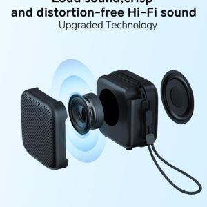 Bluetooth Speakers,Portable Wireless Speaker with 5W Stereo HD Sound,Bluetooth 5.3, Handsfree, Up to 15H Playtime,Speaker for Office, Home, Outdoor, Travel-Upgraded