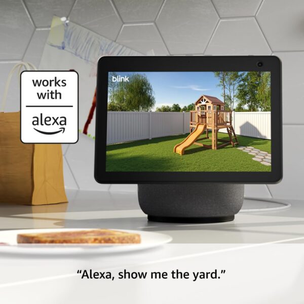 Blink Outdoor 4 (newest model) – Wireless smart security camera, two-year battery life, 1080p HD day and infrared night live view, two-way talk. Sync Module Core included – 3 camera system - Image 6