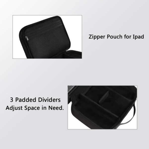 MATEIN Electronics Organizer Travel Case, Water Resistant Cable Organizer Bag for Travel Essentials, Gifts for Men, Storage Bag as Accessories for Phone, Cord, Tablet, Black - Image 5