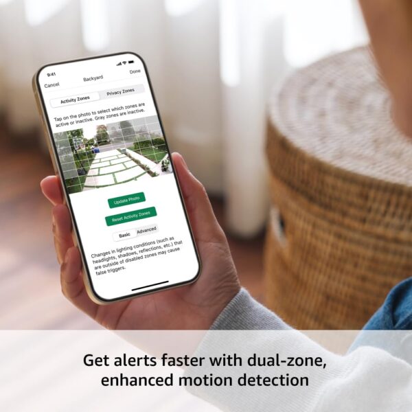 Blink Outdoor 4 (newest model) – Wireless smart security camera, two-year battery life, 1080p HD day and infrared night live view, two-way talk. Sync Module Core included – 3 camera system - Image 5