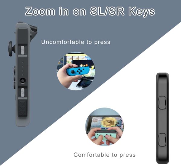 Lonxmovs 4 Pack Wrist Strap for Switch Joycon - Replacement Accessories for Joy con Straps (Black 4 Pack) - Image 3