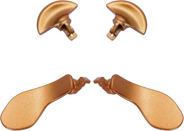 Ikpek 4PCS Metallic Back Paddles for PS5 Edge Controller, Interchangeable Metal Stainless Steel Back Buttons Replacement for PS5 Edge Controller - Controller NOT Included - Image 3