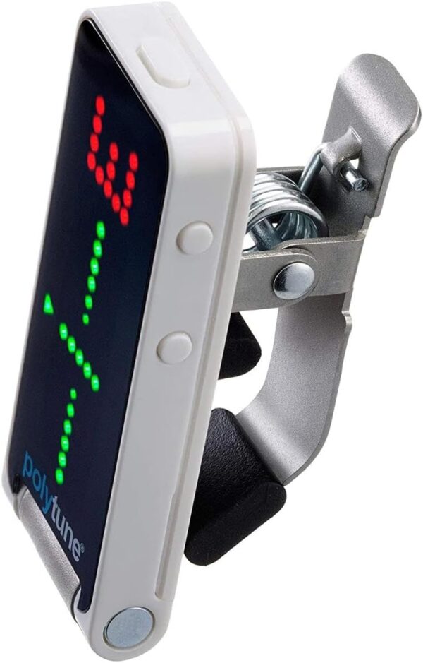 TC Electronic POLYTUNE CLIP Clip-On Tuner with Polyphonic, Strobe and Chromatic Modes and 108 LED Matrix Display for Ultimate Tuning Performance - Image 2