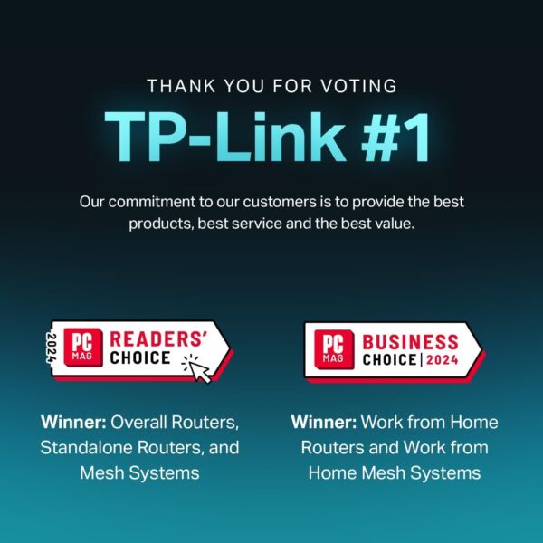 TP-Link Dual-Band AX3000 Wi-Fi 6 Router Archer AX55 | Wireless Gigabit Internet Router for Home | EasyMesh Compatible | VPN Clients & Server | HomeShield, OFDMA, MU-MIMO | USB 3.0 | Secure by Design - Image 2