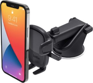 Read more about the article iOttie Easy One Touch Signature Dashboard & Windshield Universal Car Mount Phone Holder Desk Stand with Suction Cup Base and Telescopic Arm for iPhone, Samsung, Google, Huawei, Nokia, More Smartphones
