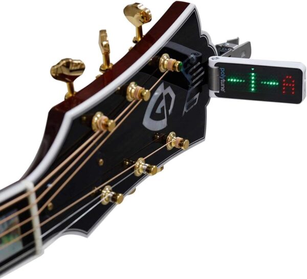 TC Electronic POLYTUNE CLIP Clip-On Tuner with Polyphonic, Strobe and Chromatic Modes and 108 LED Matrix Display for Ultimate Tuning Performance - Image 6