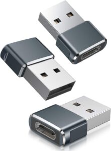 Read more about the article Basesailor USB to USB C Adapter,iPhone 16 16e 15 Pro Max Charger Adapter 3Pack,USBC Female to USB A Male,Type C OTG Converter for Apple Watch iWatch 10 9 SE,AirPod,iPad Mini Air,Samsung Galaxy S25 S24