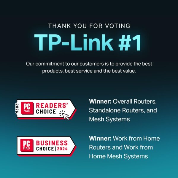 TP-Link 𝐃𝐞𝐜𝐨 X55 AX3000 WiFi 6 Mesh System - Covers up to 6500 Sq.Ft. , Replaces Wireless Router and Extender, 3 Gigabit ports per unit, supports Ethernet Backhaul (3-pack) - Image 2