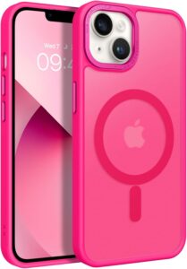 Read more about the article BENTOBEN Phone Case for iPhone 13 Case iPhone 14 Case Protective Cover Hot Pink | Magnetic, Compatible with Magsafe, Translucent Matte, Slim, Shockproof, Women Men, for iPhone 13/14, 6.1″