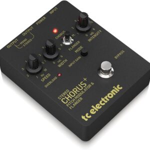 TC Electronic Guitar Chorus Effects Pedal, Black (SCF Gold)