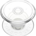 Read more about the article PopSockets Phone Grip with Expanding Kickstand, Adhesive Grip – Clear