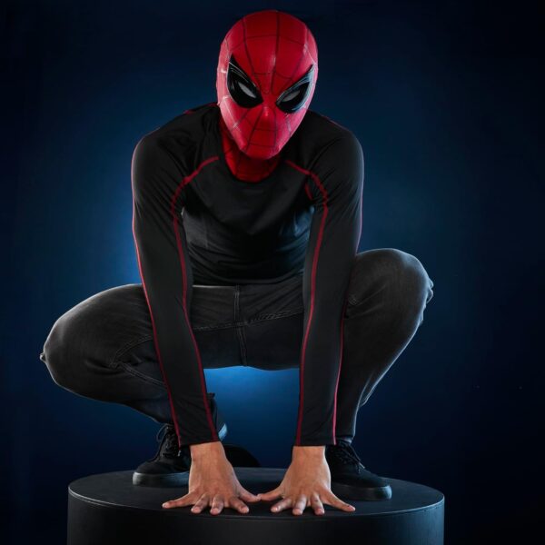 SPIDER-MAN Marvel Legends Series Homecoming Electronic Expressive Mask, Premium Interactive Roleplay Gear for Adults - Image 6
