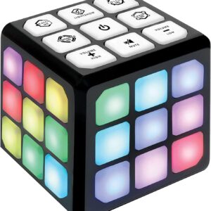 Winning Fingers Flashing Cube Electronic Memory and Brain Game – 4-in-1 Handheld Stem Toys for Kids – Cool Gadgets, Games for Boys and Girls – Fun Family Game for Kids Ages 6-12 – Educational Gift Toy