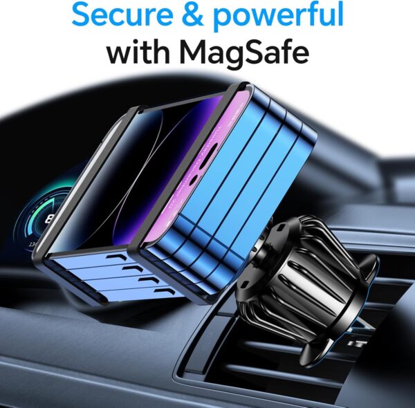 Kaistyle for Magsafe Car Mount【20 Strong Magnets】Magnetic Phone Holder for Car Phone Holder Mount Dash【360°】Cell Phone Holders for Your Car Accessories for Women Men iPhone 16 Pro Max 15 14 13 12 Plus - Image 8