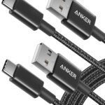 Read more about the article Anker USB Type C Cable, [2-Pack, 6 ft] Premium Nylon USB-A to USB-C Fast Charging Type C Cable, for Galaxy S10 / Note 8, LG V20 and Other USB C Charger