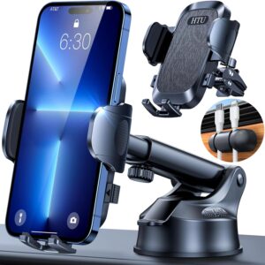 Read more about the article 2025 Ultimate Car Phone Mount【98+LBS Strongest Suction & Military-Grade】【Patent & Safety Certs】 Cell Phone Holder Truck Stand for Dashboard Windshield Vent for iPhone 16 Pro Max Samsung (Black)