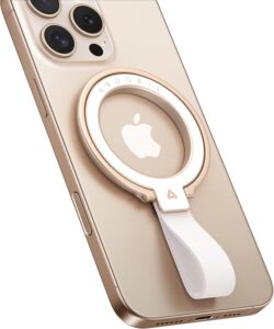 Read more about the article andobil [2025 Unrivaled Stability] Magnetic Phone Grip Holder for MagSafe Ring Stand Holder Kickstand Compatible with MagSafe Accessories for iPhone 16 Pro Max Plus iPhone15/14/13/12&Android,Rosegold