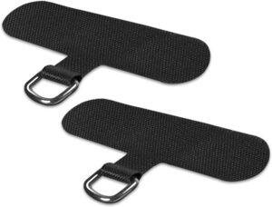 Read more about the article Phone Tether Tab for iPhone, Cell Phone Lanyard Patch, Phone Strap Replacement Part for All Full Phone Cases (Black)