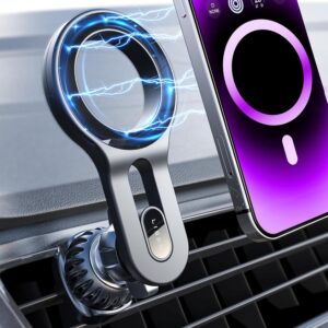 Read more about the article LISEN for MagSafe Car Mount Magnetic Car Phone Mount, Air Vent Phone Holder Car [17X Super Strong Magnets] Hands Free Cell Phone Holder Clip Car Accessories fit iPhone 16 15 14 13 Pro Plus Max