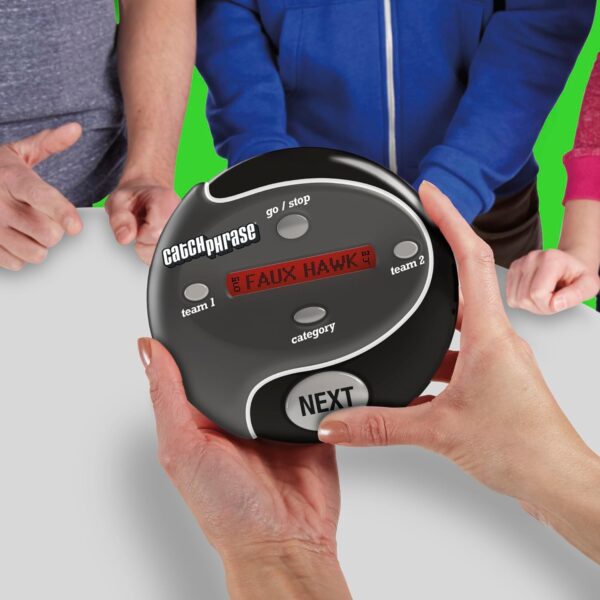 Hasbro Gaming Catch Phrase Electronic Game | Fun Active Handheld Party Games for Adults, Teens, and Kids | 4 or More Players, 2 Teams | Portable Summer Travel Activities | Ages 12+ (Amazon Exclusive) - Image 7