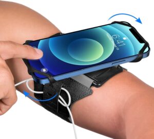 Read more about the article VUP Running Armband 360°Rotatable for iPhone 16/15/14/13/Pro Max/Pro/Mini/12/11/SE/Xs/XR/X/8/7/Plus, Fits All 4-6.7 Inch Smartphones, with Key Holder Phone Armband for Running Hiking Biking (Black)