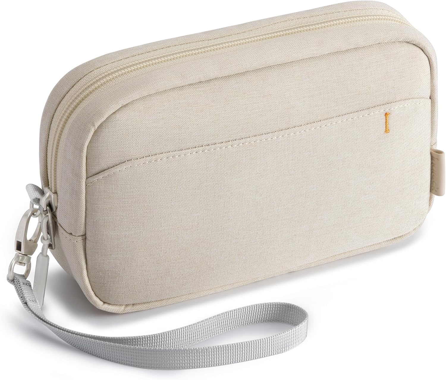 Inateck Electronics Organizer Travel Case, Water-resistant Cable Organizer Pouch, Multi-purpose Accessories Carry Case for Cord, Charger, Cables, Phone, USB Drive, Beige, Small