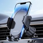 Read more about the article Miracase Phone Holders for Your Car with Metal Hook Clip, Air Vent Cell Phone Stand Car Mount, Universal Automobile Cradle Fit for iPhone Android and All Smartphones, Dark Black