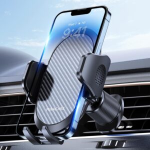 Read more about the article Miracase Phone Holders for Your Car with Metal Hook Clip, Air Vent Cell Phone Stand Car Mount, Universal Automobile Cradle Fit for iPhone Android and All Smartphones, Dark Black