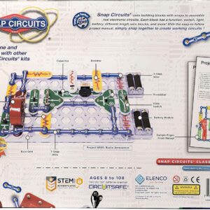 Snap Circuits Classic SC-300 Electronics Exploration Kit | Over 300 Projects | Full Color Manual Parts | STEM Educational Toy for Kids 8+ 2.3 x 13.6 x 19.3 inches
