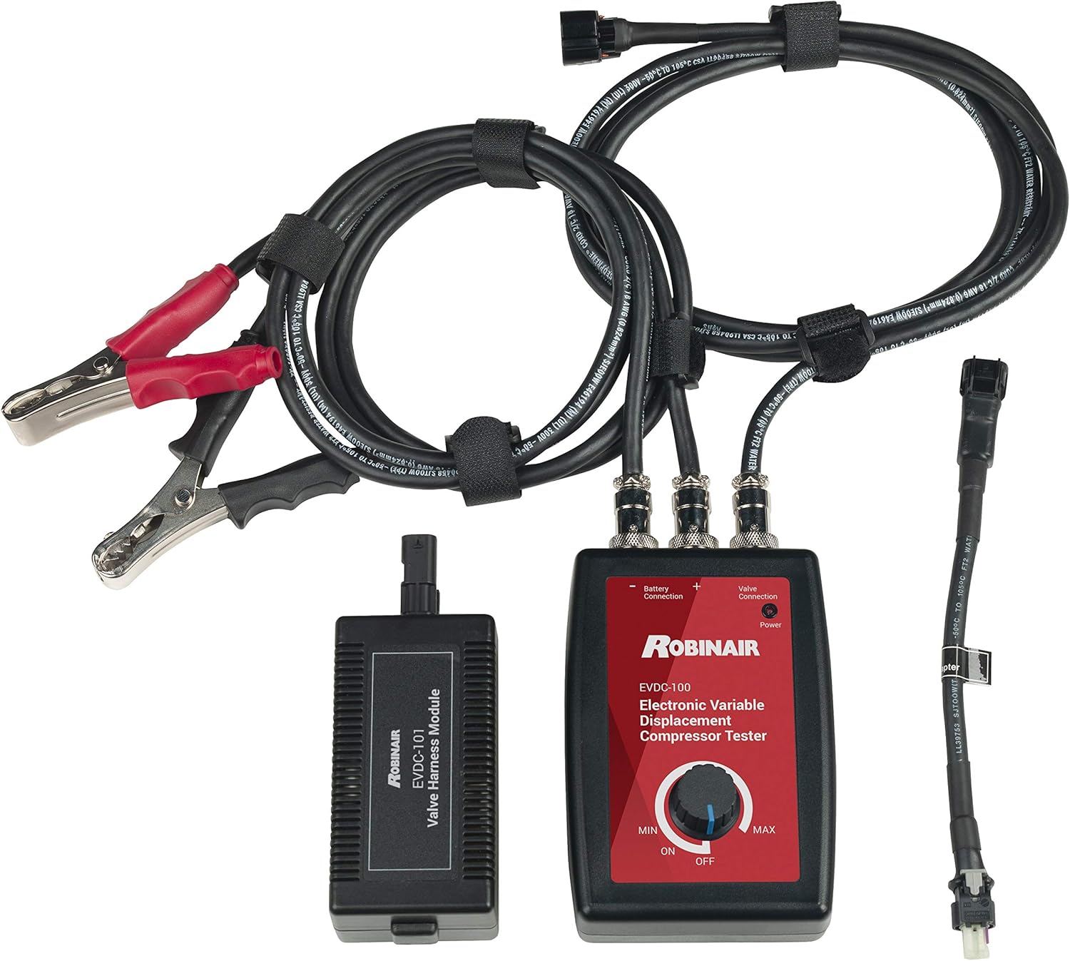 Robinair EVDC100 Electronic Variable Compressor Tester, Black