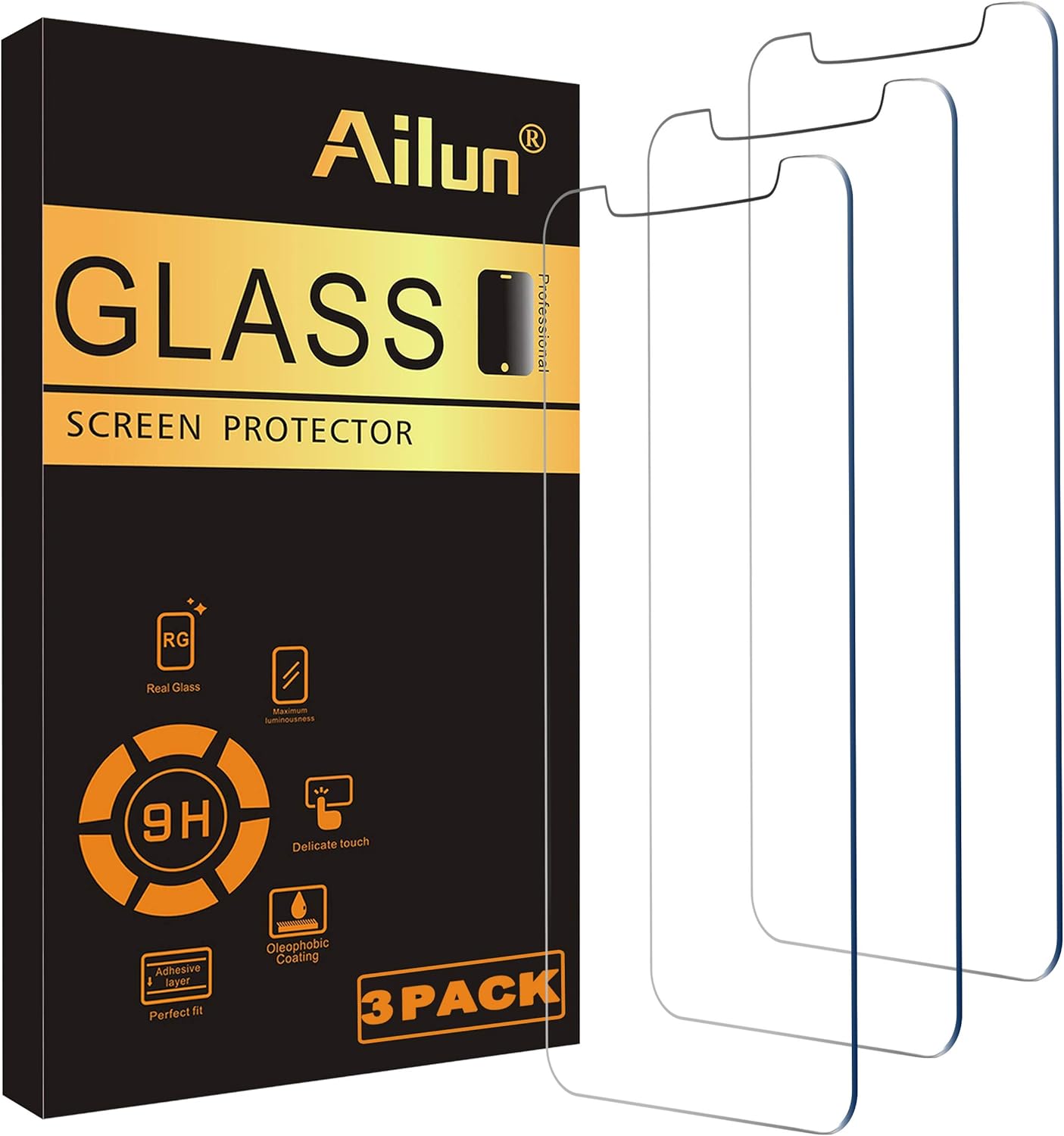 You are currently viewing Ailun Screen Protector Compatible for iPhone 11 / iPhone XR [6.1 Inch], 3 Pack Case Friendly Tempered Glass