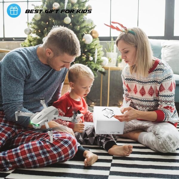 Drone With Camera 1080P for Kids And Adults, RC Quadcopter with Altitude Hold, Mini Drone With One Key Start, Waypoint Fly, Headless Mode, 3D Flip, 3 Speeds, Remote Control Drone for Beginners - Image 8