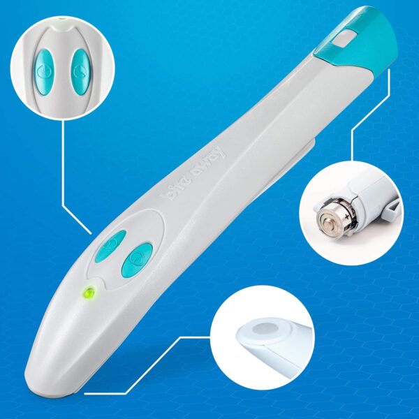 bite away - The Original Electronic Bug bite Treatment for Mosquito Bites, Made in Germany. Without Chemicals - Treatment by Heat, up to 300 Applications Possible with The First Set of Batteries - Image 5