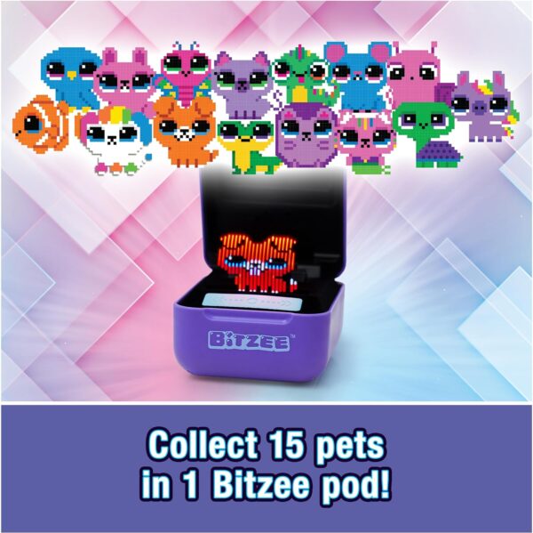 Interactive Toy Digital Pet with 15 Animals Inside, Virtual Electronic Pets React to Touch, Kids Toys for Girls and Boys - Image 5