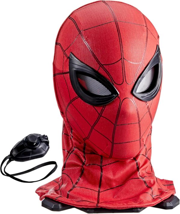 SPIDER-MAN Marvel Legends Series Homecoming Electronic Expressive Mask, Premium Interactive Roleplay Gear for Adults