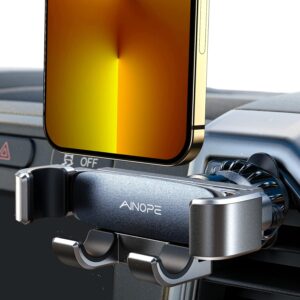 Read more about the article AINOPE Car Phone Holders for Your Car [Ultra Convenient] Air Vent Phone Mount [Upgrade Clamp] Cell Phone Holder Car Interior Accessories Women for iPhone 16 Pro Max 15 Samsung S25 Honda Toyota Mazda