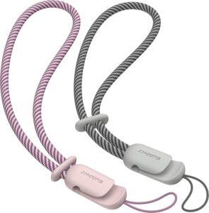 Read more about the article SURPHY 2 Pack Phone Lanyard, Phone Wrist Strap, Anti Theft Phone Strap, Phone Charm with 2-Color Braided, Phone Wrist Lanyard for Women and Men, Pink & Gray
