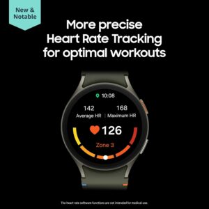 SAMSUNG Galaxy Watch 7 44mm LTE AI Smartwatch + Free Band, Energy Score, Wellness Tips, Heart Rate Tracking, Sleep Monitor, Fitness Tracker, 2024, Silver [US Version, 1Yr Manufacturer Warranty]