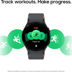 SAMSUNG Galaxy Watch FE 40mm LTE AI Smartwatch w/Fitness Tracking, BIA Sensor, Personalized HR Zones, Heart Rate Tracker, Sleep Monitor, 2024, Silver [US Version, 1Yr Manufacturer Warranty]