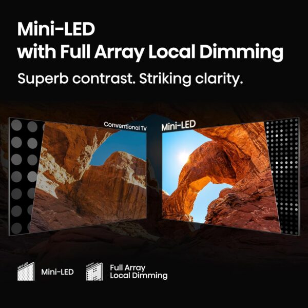 Hisense 75" Class QD7 Series Mini-LED 4K UHD Smart Fire TV (75QD7QF, 2025 Model) - QLED, Native 144hz, HDR10+, Dolby Vision, Dolby Atmos, Game Mode Pro, ALLM, Alexa Built in with Voice Remote, Black - Image 4