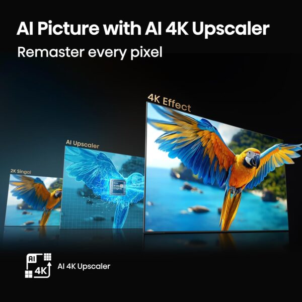 Hisense 98" Class QD5 Series (98QD5QG, 2025 Model) QLED 4K UHD Smart Google TV, Native144Hz, Motion Rate 480, Dolby Vision Atmos, HDR 10+, AMD FreeSync Premium, MEMC, VRR, ALLM - Image 7