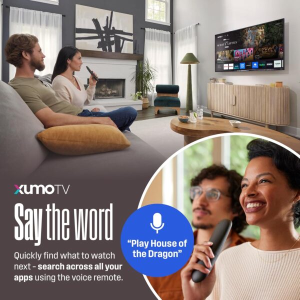 Westinghouse 32-inch Smart TV, HD Xumo TV with Voice Remote, Flat Screen LED Television w/Apple HomeKit, Wi-Fi & Mobile Connectivity - Image 4