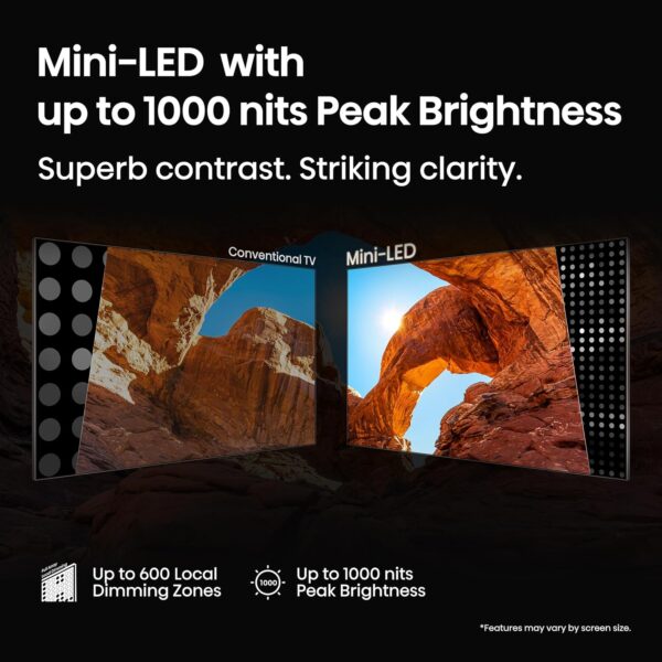 Hisense 75" Class U6 Series Mini-LED 4K UHD Smart Fire TV (75U65QF, 2025 Model) - QLED, Native 144Hz, HDR10+, Dolby Vision IQ, Dolby Atmos, Game Mode Pro, ALLM, Alexa Built in, Black - Image 4
