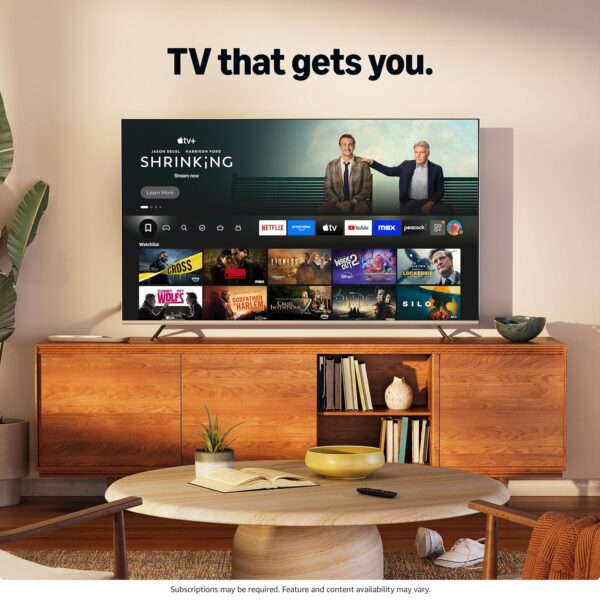Hisense 75" Class U6 Series Mini-LED 4K UHD Smart Fire TV (75U65QF, 2025 Model) - QLED, Native 144Hz, HDR10+, Dolby Vision IQ, Dolby Atmos, Game Mode Pro, ALLM, Alexa Built in, Black - Image 10